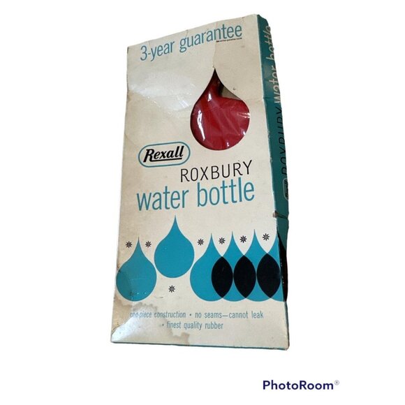 Vintage Midcentury Rexall Roxbury Water Bottle - Picture 2 of 3